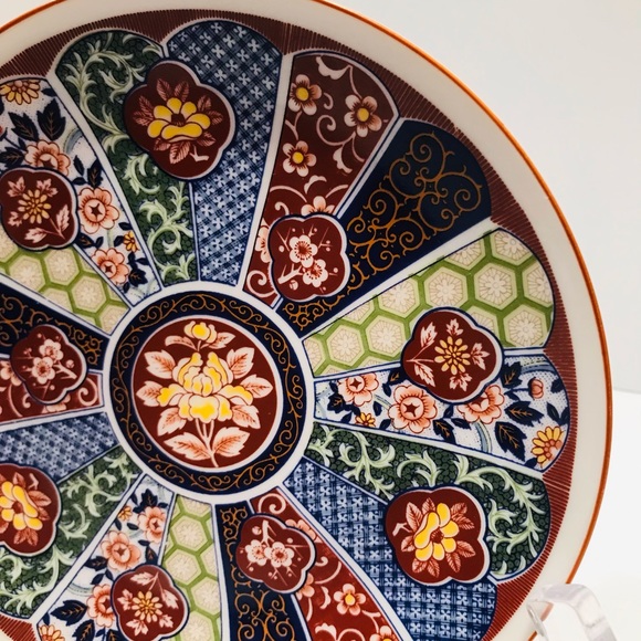 Vintage Imari Ware Made In Japan Decorative Plate Wall Plague Porcelain 6.25” - Picture 2 of 6